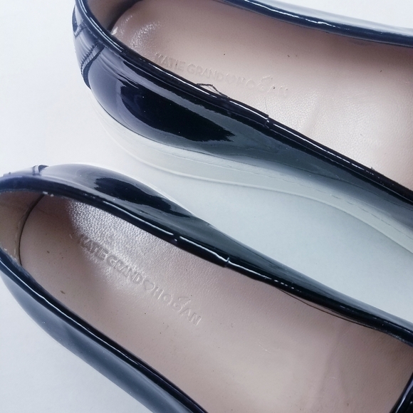 🌸 Katie Grand Hogan | Patent Leather Black Flats, size 7 - Picture 8 of 10